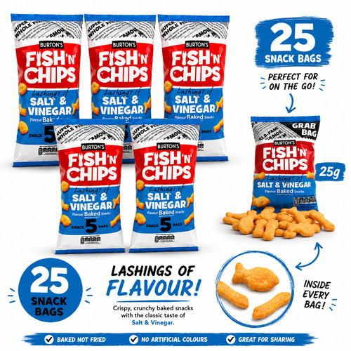 Burton fish n chips - x,