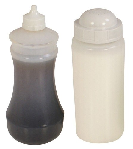 Plastic salt shaker vinegar - plastic,
