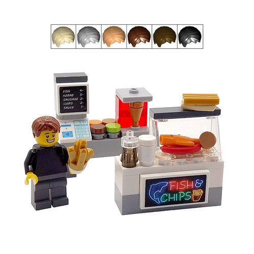 Genuine lego fish - genuine, &