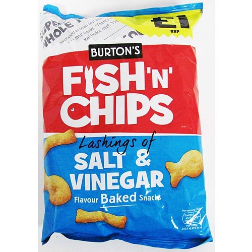 Burton fish chips pack of - burton's,