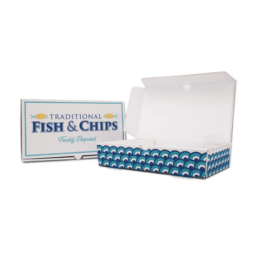 Fish and chips - and, boxes